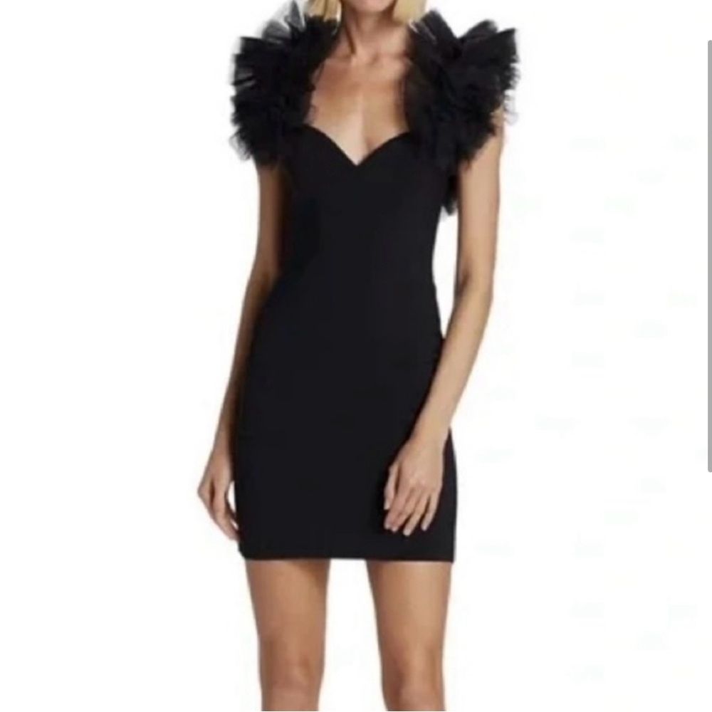 $750 CHIARA BONI La Petite Robe Aria
Illusion Dress